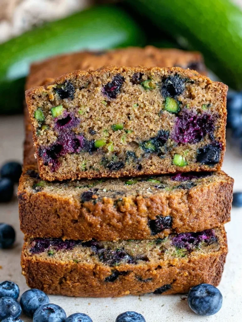 Blueberry Zucchini Bread – Soft, Moist, and Bursting with Flavor