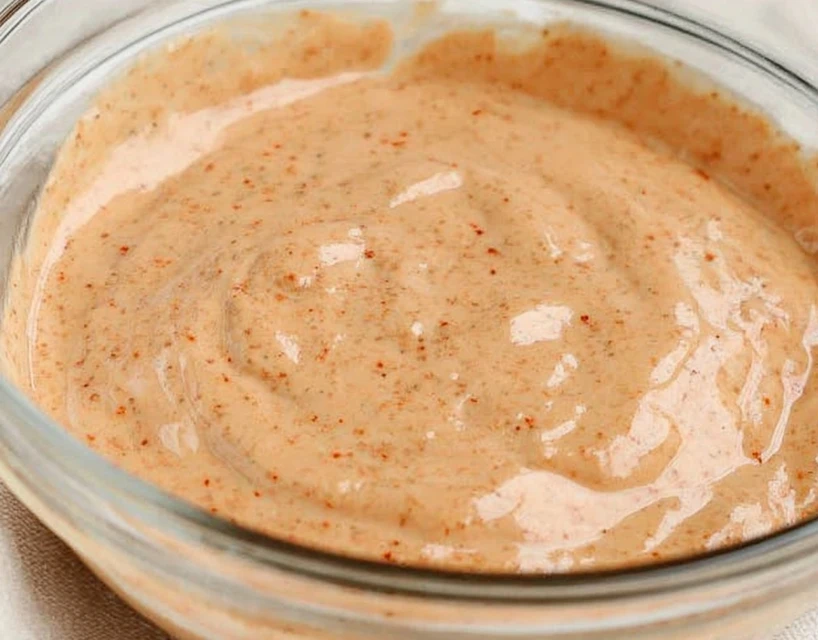 Creamy Big Mac Sauce copycat in a glass bowl