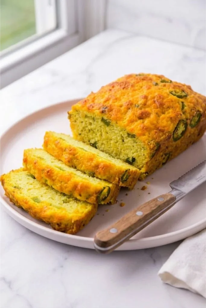 dill pickle bread slices with cheesy crust and soft crumb